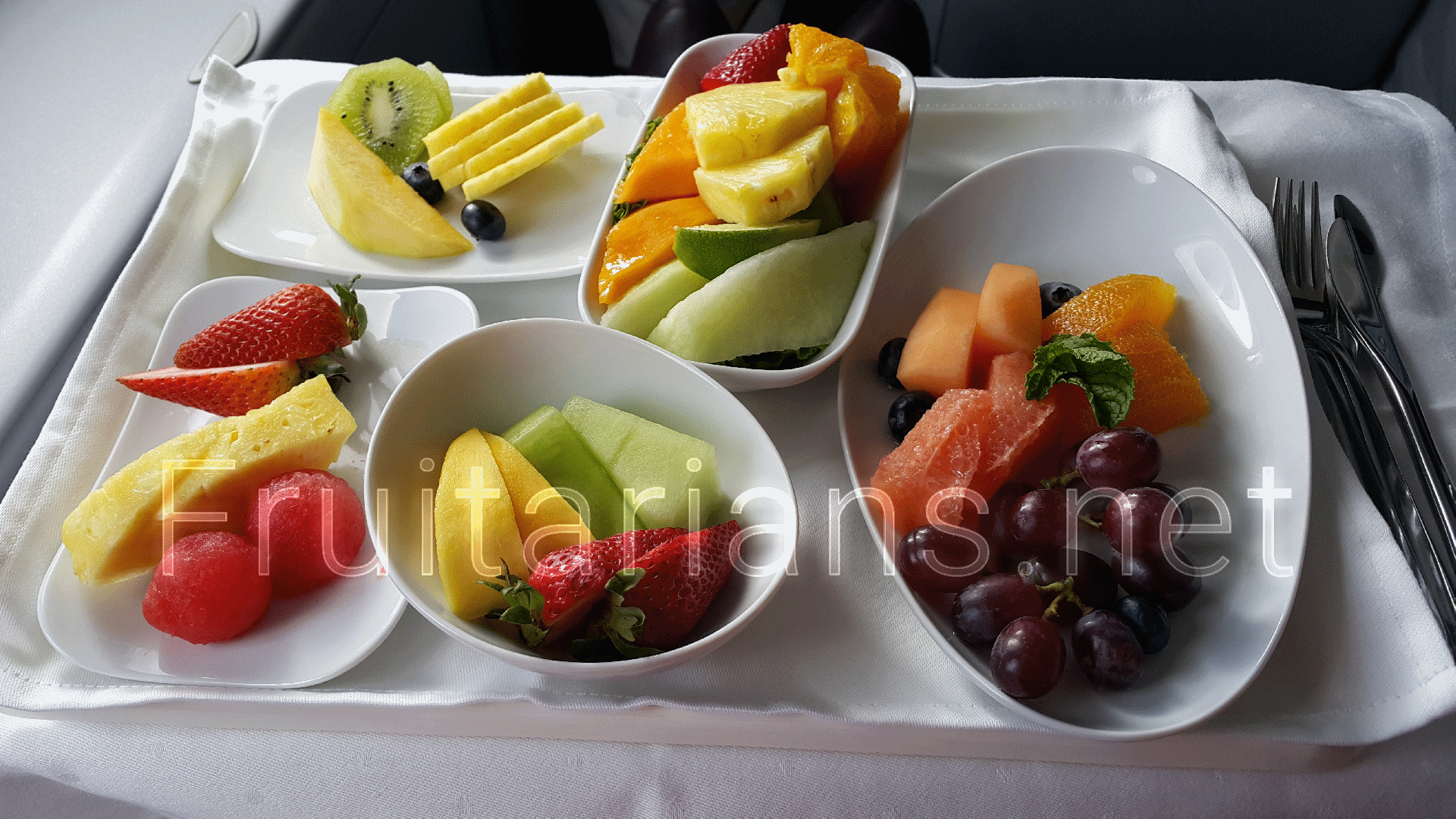 Fruit Plate Airplane