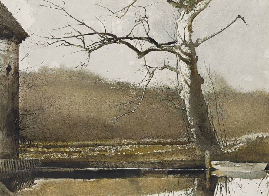 andrew wyeth flat boat