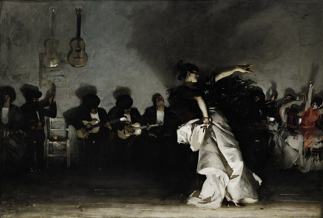 john singer sargent el jaleo spanish dancer 1882